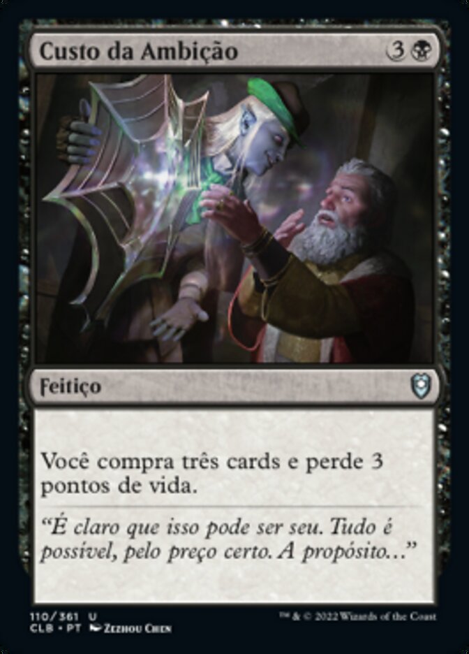 Custo da Ambição / Ambition's Cost - Magic: The Gathering - MoxLand