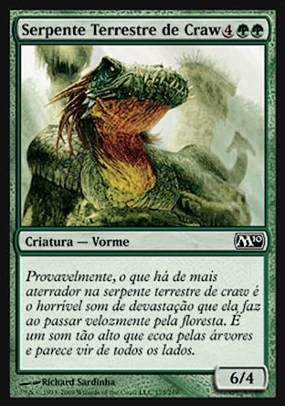 Serpente Terrestre de Craw / Craw Wurm - Magic: The Gathering - MoxLand