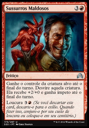 Sussurros Maldosos / Malevolent Whispers - Magic: The Gathering - MoxLand
