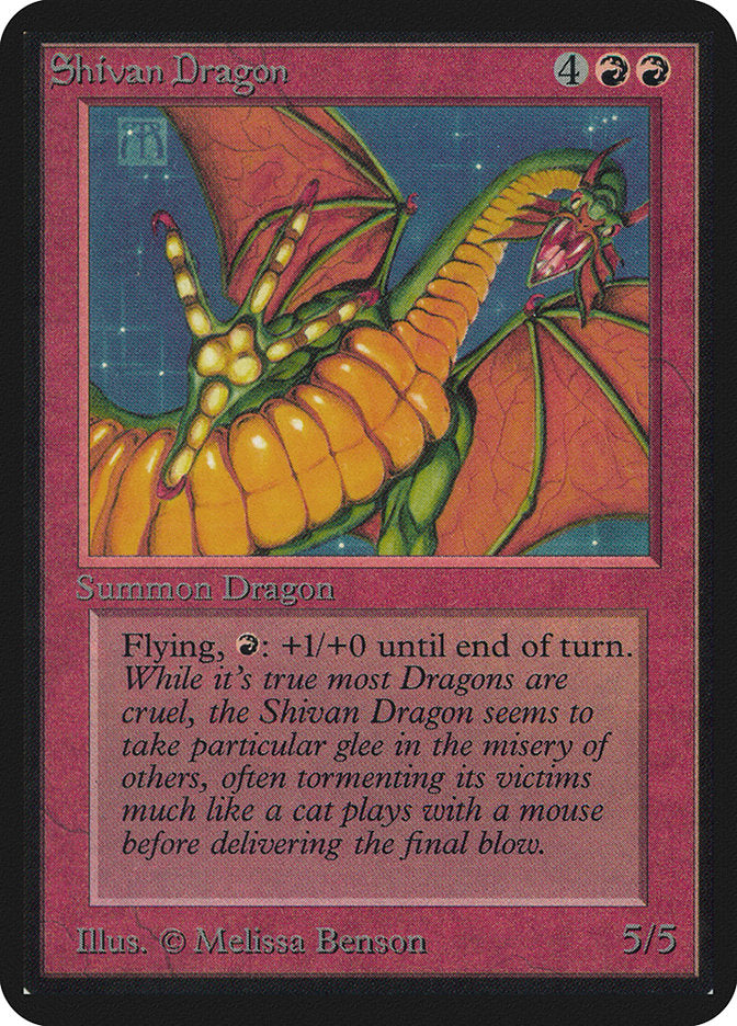 Dragão de Shiva / Shivan Dragon - Magic: The Gathering - MoxLand