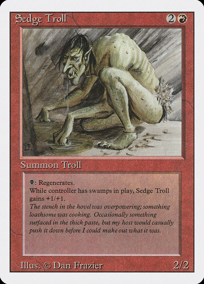 Sedge Troll / Sedge Troll - Magic: The Gathering - MoxLand