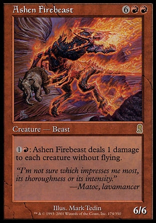 Besta Ígnea Cinérea / Ashen Firebeast - Magic: The Gathering - MoxLand