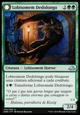 Lobisomem Dedolongo / Tangleclaw Werewolf - Magic: The Gathering - MoxLand