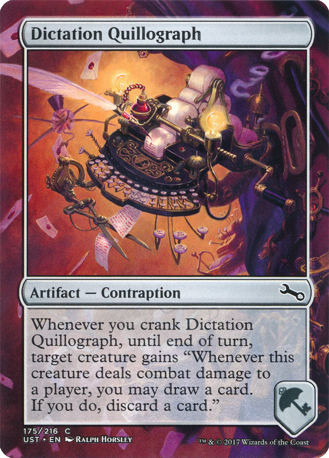 Dictation Quillograph - Magic: The Gathering - MoxLand