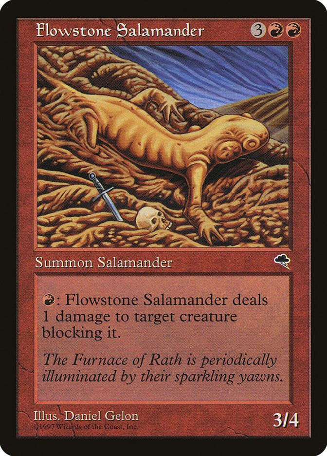 Salamandra de Rochafluente / Flowstone Salamander - Magic: The Gathering - MoxLand