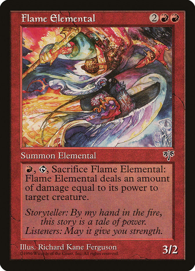 Elemental das Chamas / Flame Elemental - Magic: The Gathering - MoxLand