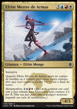 Efrite Mestre de Armas / Efreet Weaponmaster - Magic: The Gathering - MoxLand