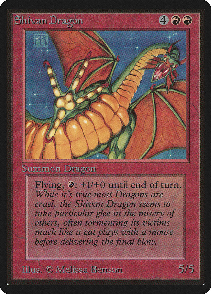 Dragão de Shiva / Shivan Dragon - Magic: The Gathering - MoxLand