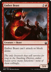 Besta Ígnea / Ember Beast - Magic: The Gathering - MoxLand