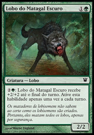 Lobo do Matagal Escuro / Darkthicket Wolf - Magic: The Gathering - MoxLand