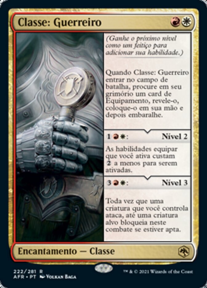 Classe: Guerreiro / Fighter Class - Magic: The Gathering - MoxLand