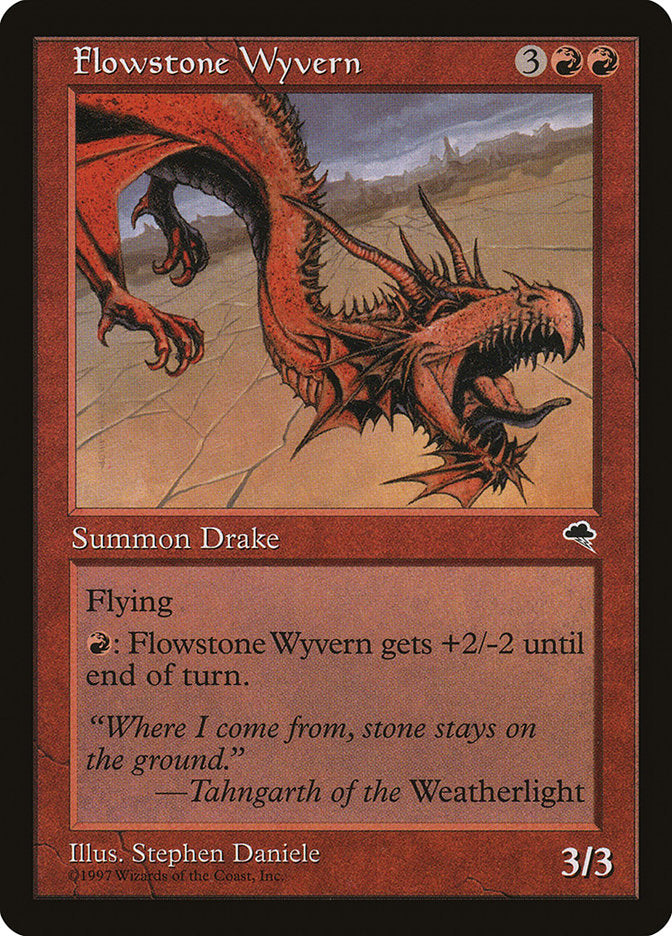 Wyvern de Rochafluente / Flowstone Wyvern - Magic: The Gathering - MoxLand