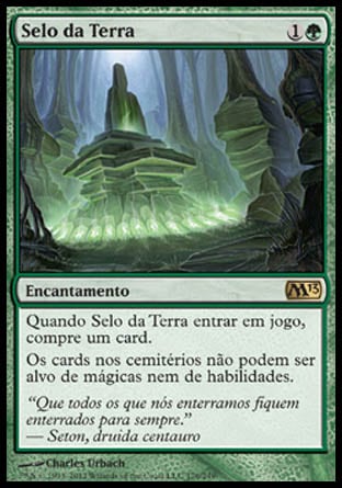 Selo da Terra / Ground Seal - Magic: The Gathering - MoxLand