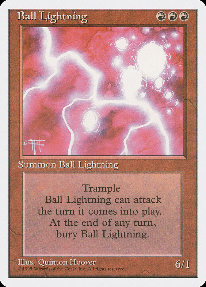 Esfera de Rios / Ball Lightning - Magic: The Gathering - MoxLand