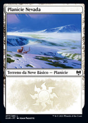 Planície Nevada / Snow-Covered Plains - Magic: The Gathering - MoxLand
