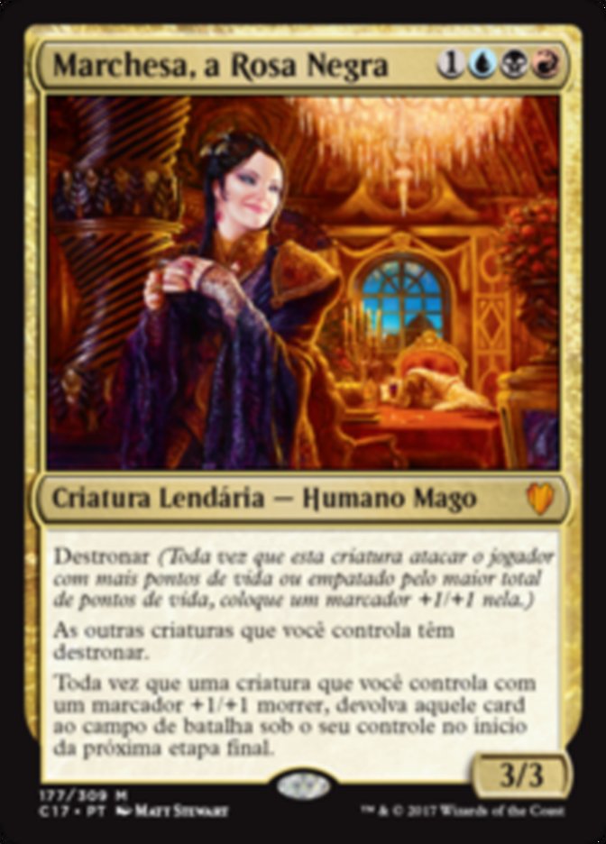 Marchesa, a Rosa Negra / Marchesa, the Black Rose - Magic: The Gathering - MoxLand