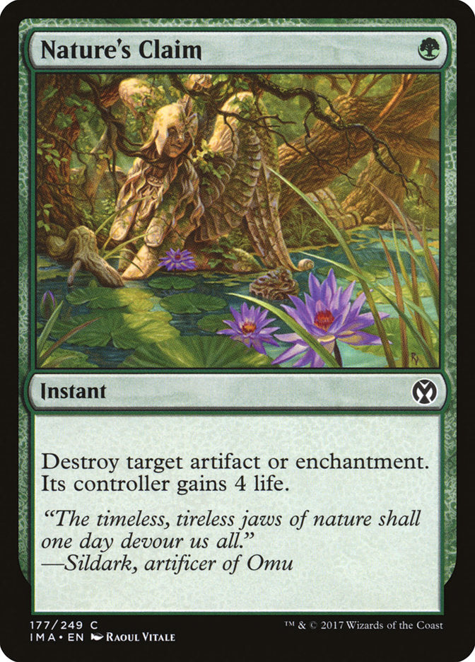 Reivindicação da Natureza / Nature's Claim - Magic: The Gathering - MoxLand