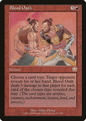 Juramento de Sangue / Blood Oath - Magic: The Gathering - MoxLand