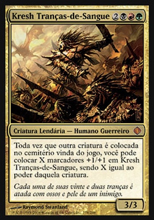 Kresh Tranças-de-Sangue / Kresh the Bloodbraided - Magic: The Gathering - MoxLand