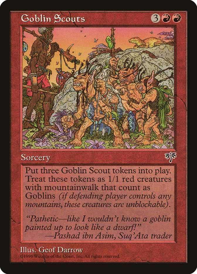 Batedores Goblins / Goblin Scouts - Magic: The Gathering - MoxLand