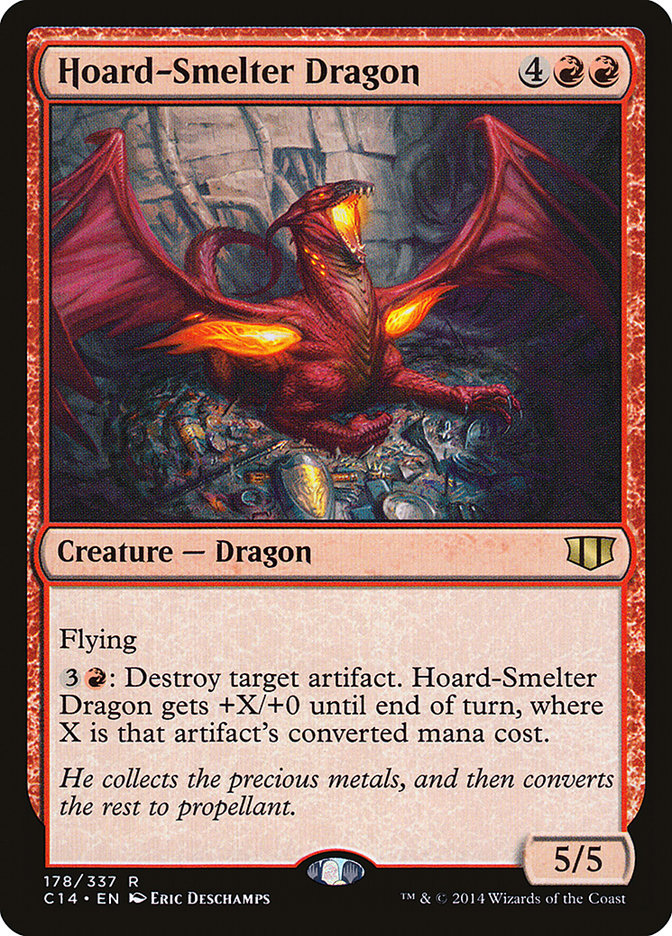 Dragão Fundidor de Tesouro / Hoard-Smelter Dragon - Magic: The Gathering - MoxLand