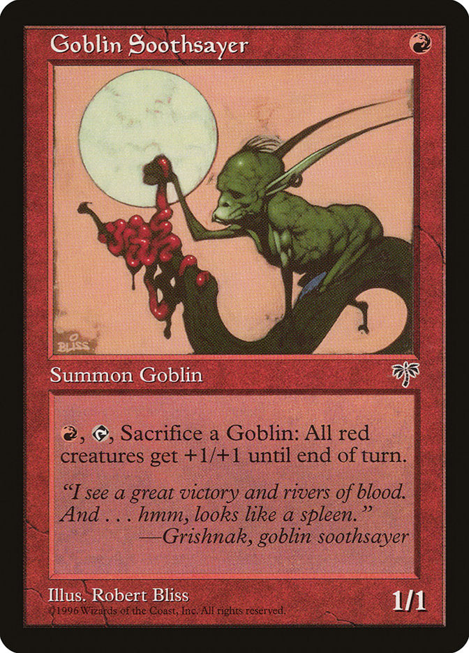 Goblin Adivinho / Goblin Soothsayer - Magic: The Gathering - MoxLand