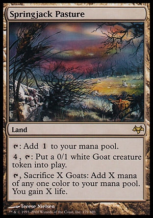 Pasto de Carnelho / Springjack Pasture - Magic: The Gathering - MoxLand