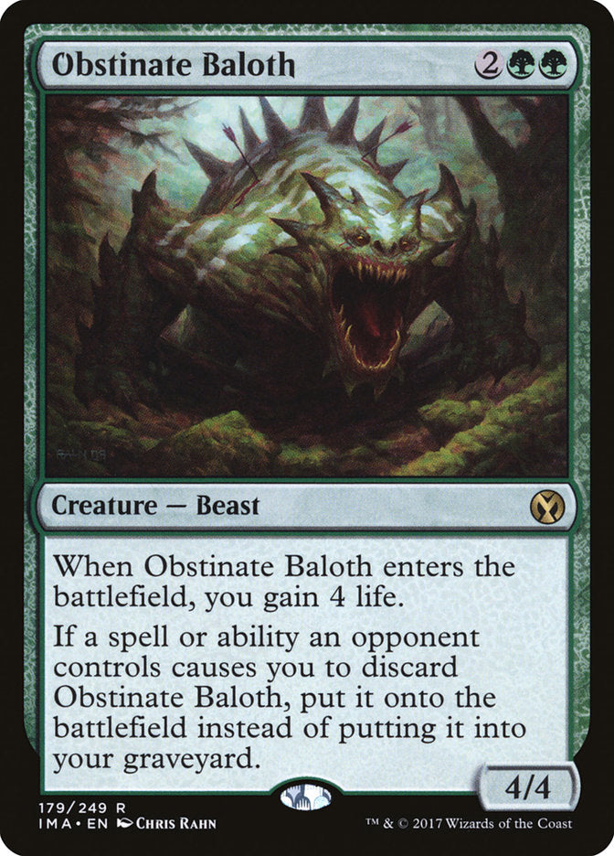 Baloth Obstinado / Obstinate Baloth - Magic: The Gathering - MoxLand