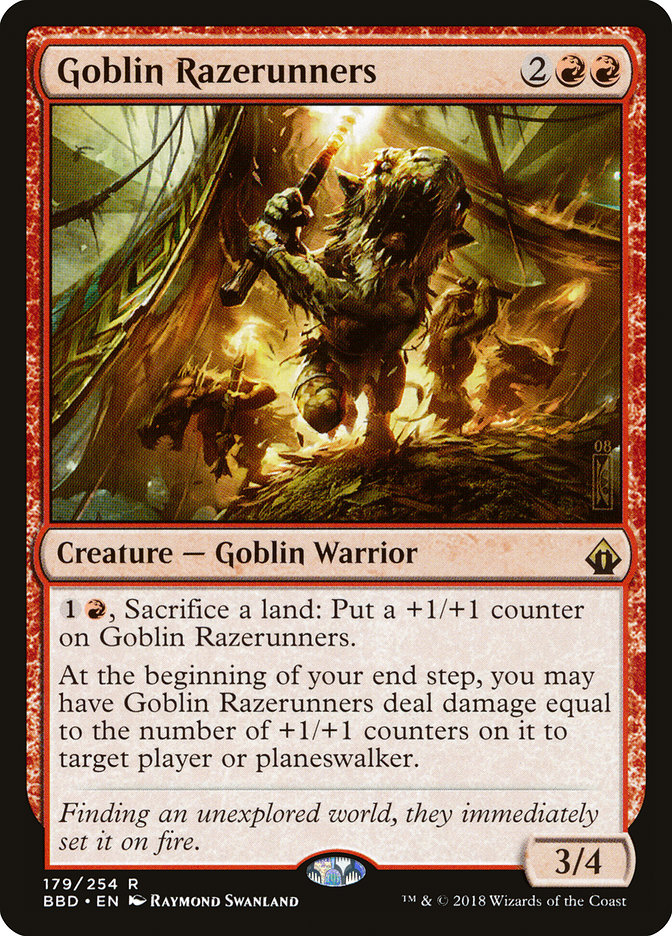 Arrasa-Quarteirões Goblin / Goblin Razerunners - Magic: The Gathering - MoxLand