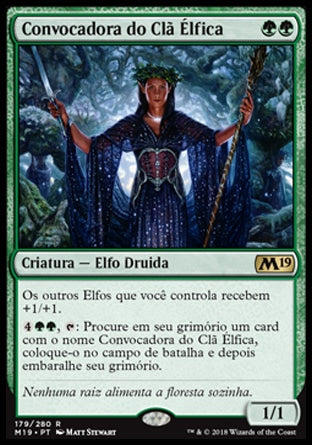 Convocadora do Clã Élfica / Elvish Clancaller - Magic: The Gathering - MoxLand