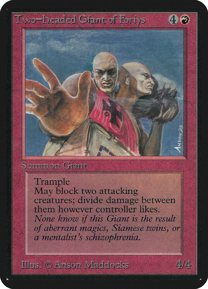 Two-Headed Giant of Foriys / Two-Headed Giant of Foriys - Magic: The Gathering - MoxLand