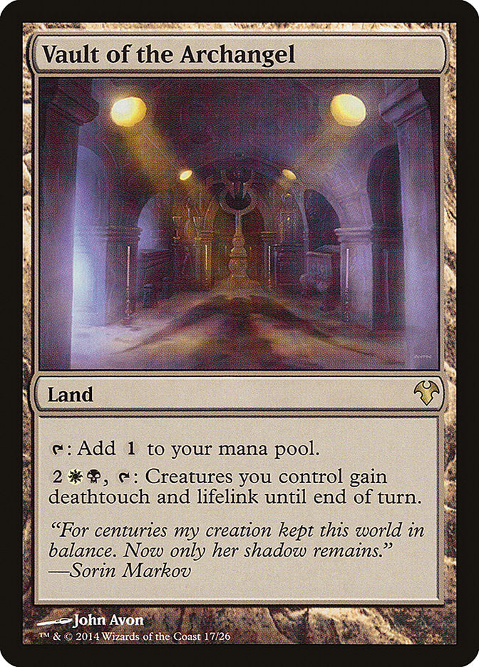 Câmara do Arcanjo / Vault of the Archangel - Magic: The Gathering - MoxLand