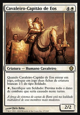 Cavaleiro-Capitão de Eos / Knight-Captain of Eos - Magic: The Gathering - MoxLand