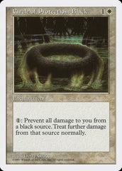 Círculo de Proteção: Preto / Circle of Protection: Black - Magic: The Gathering - MoxLand