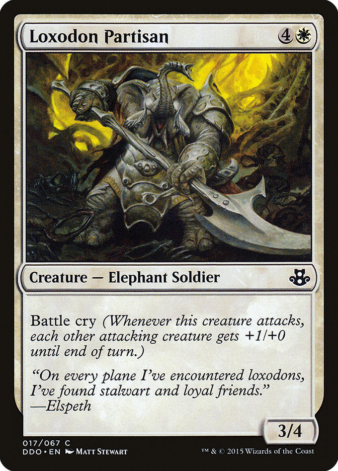 Guerrilheiro Loxodonte / Loxodon Partisan - Magic: The Gathering - MoxLand