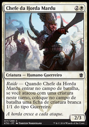 Chefe da Horda Mardu / Mardu Hordechief - Magic: The Gathering - MoxLand