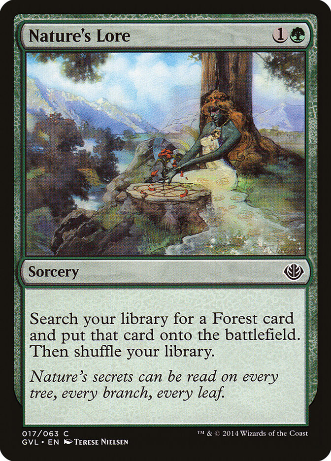 Sabedoria da Natureza / Nature's Lore - Magic: The Gathering - MoxLand