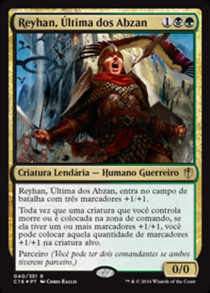 Reyhan, Última dos Abzan / Reyhan, Last of the Abzan - Magic: The Gathering - MoxLand