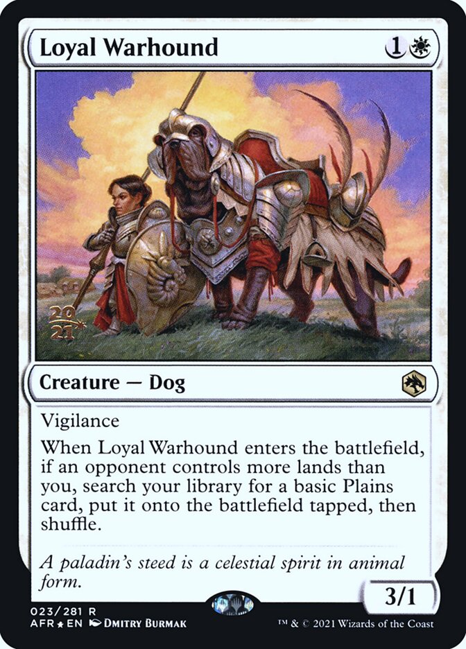 Cão de Guerra Leal / Loyal Warhound - Magic: The Gathering - MoxLand