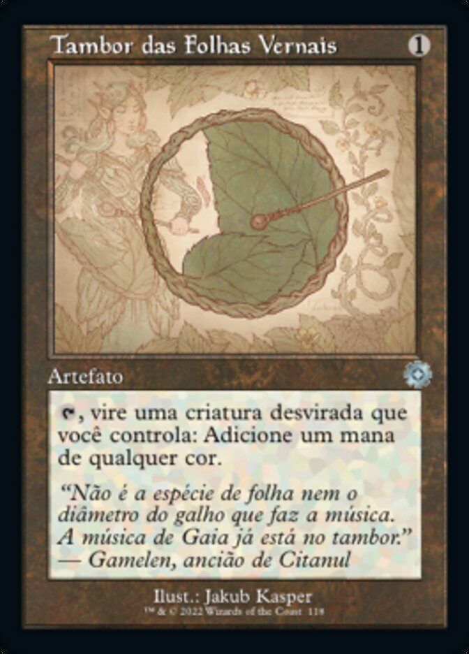 Tambor das Folhas Vernais / Springleaf Drum - Magic: The Gathering - MoxLand