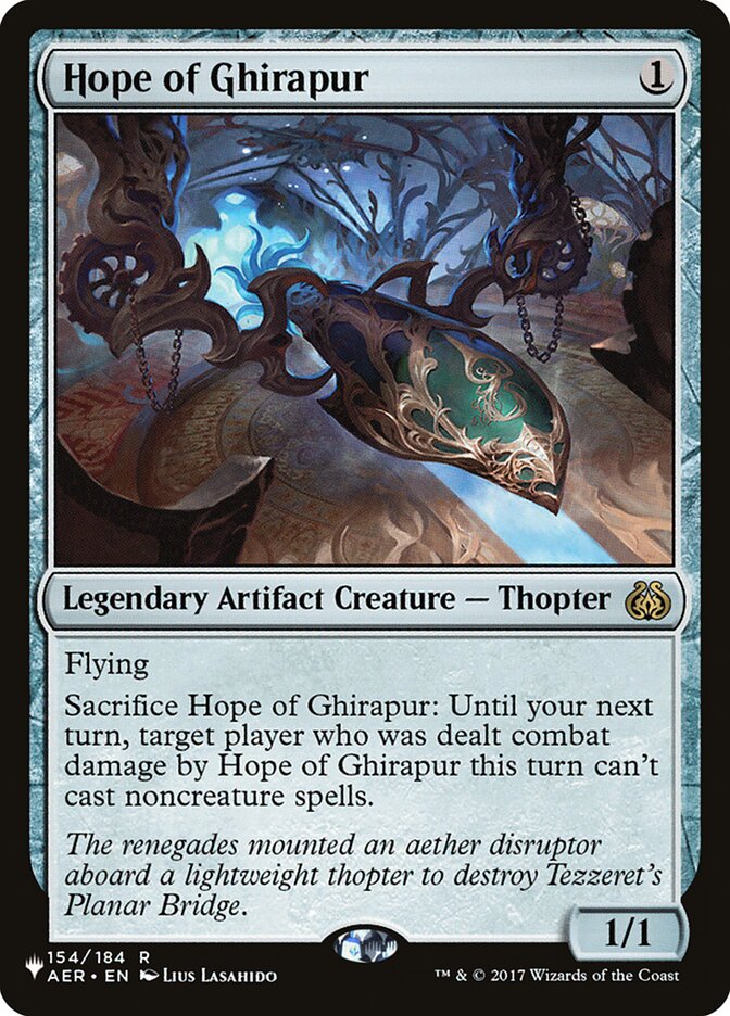 Esperança de Ghirapur / Hope of Ghirapur - Magic: The Gathering - MoxLand