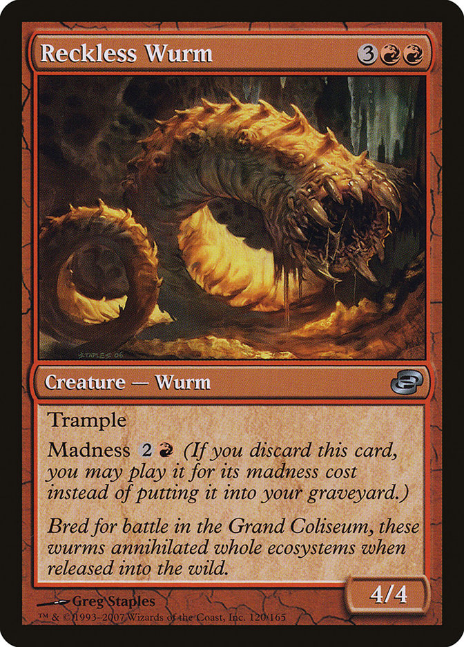 Vorme Imprudente / Reckless Wurm - Magic: The Gathering - MoxLand