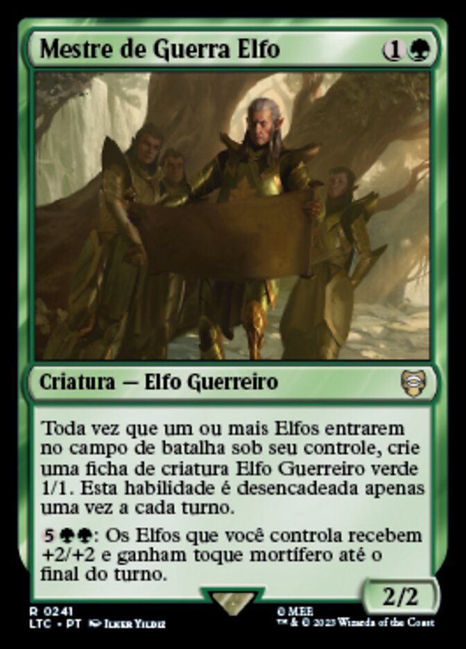 Mestre de Guerra Elfo / Elvish Warmaster - Magic: The Gathering - MoxLand