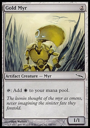 Myr de Ouro / Gold Myr - Magic: The Gathering - MoxLand