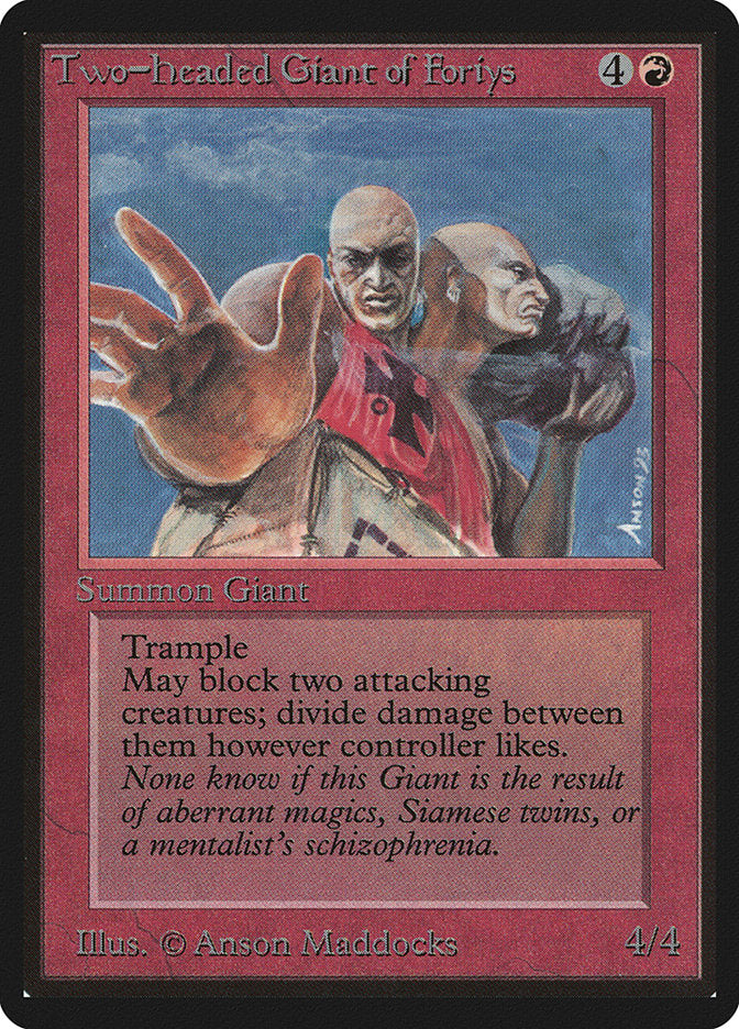 Two-Headed Giant of Foriys / Two-Headed Giant of Foriys - Magic: The Gathering - MoxLand