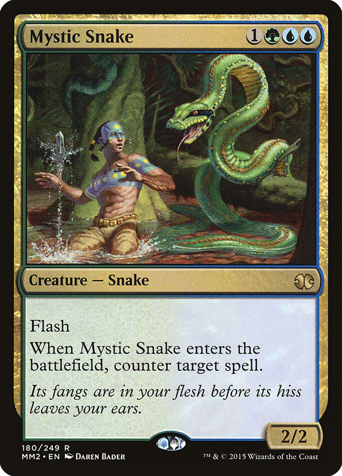 Serpente Mística / Mystic Snake - Magic: The Gathering - MoxLand