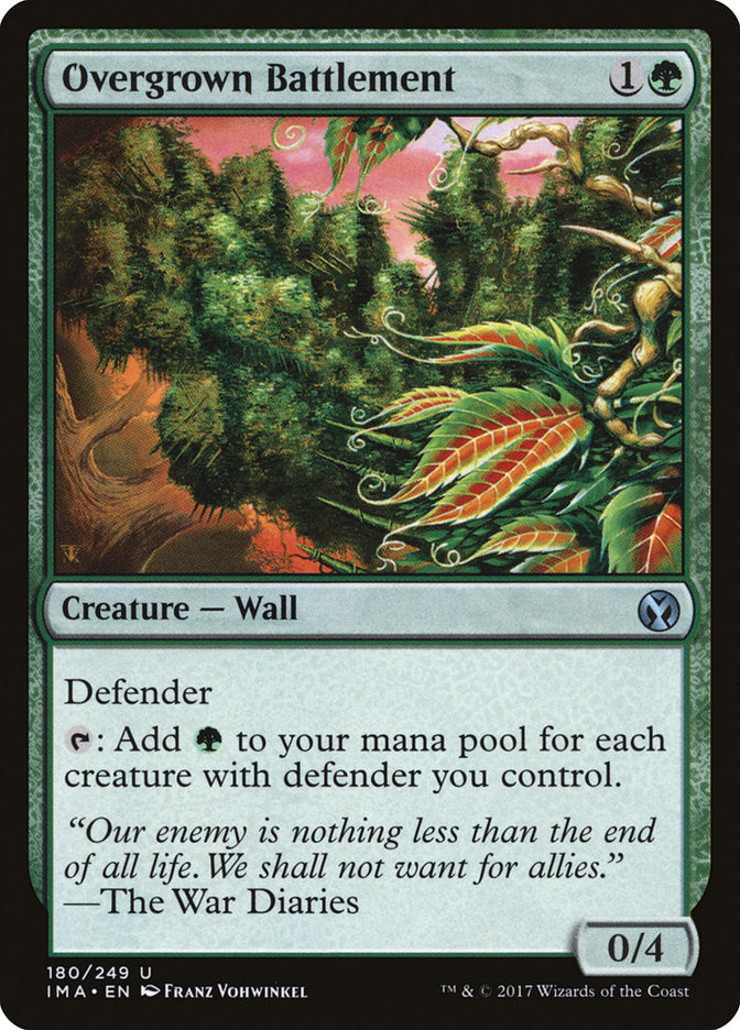 Ameia Encoberta / Overgrown Battlement - Magic: The Gathering - MoxLand