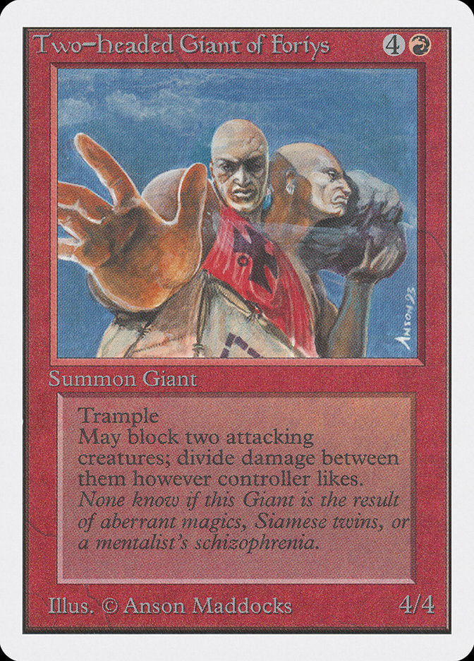 Two-Headed Giant of Foriys / Two-Headed Giant of Foriys - Magic: The Gathering - MoxLand