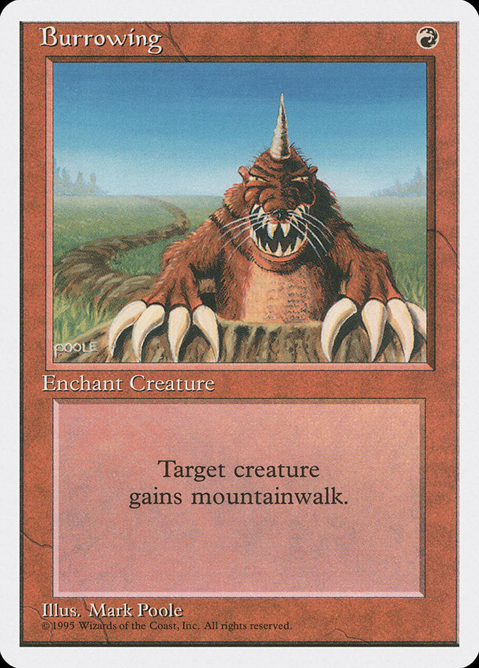 Escavar / Burrowing - Magic: The Gathering - MoxLand