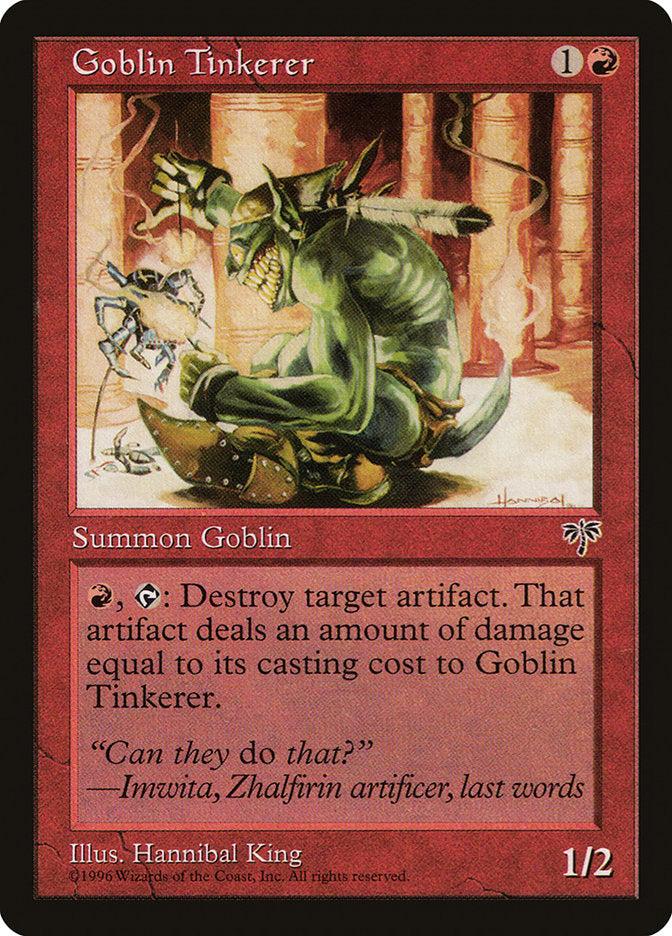 Funileiro Goblin / Goblin Tinkerer - Magic: The Gathering - MoxLand